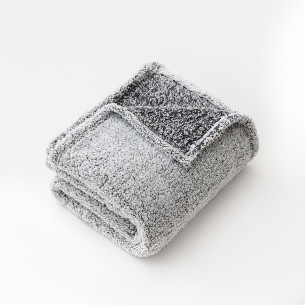 Fresh Back Printed Teddy Sherpa Throw