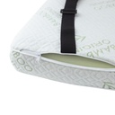 Bamboo Origins Memory Foam Square Pillow Buckle & Loop Label