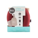 Velvet Throw Travel Pillow Set