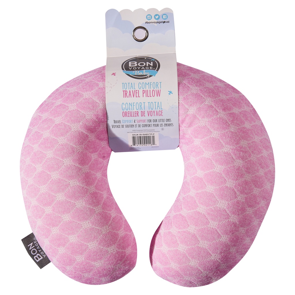 Baby Memory Foam Neck Pillow Loop Label
