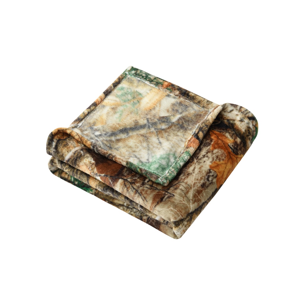 Real Tree Velvet Throw for Set