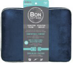 Memory Foam Square Pillow Buckle & Loop Label