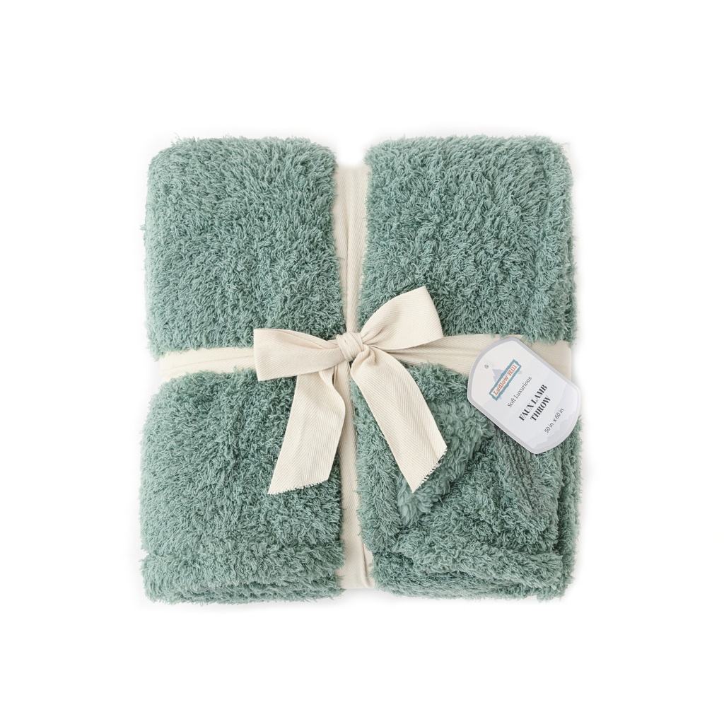 Faux Lamb Fur Throw