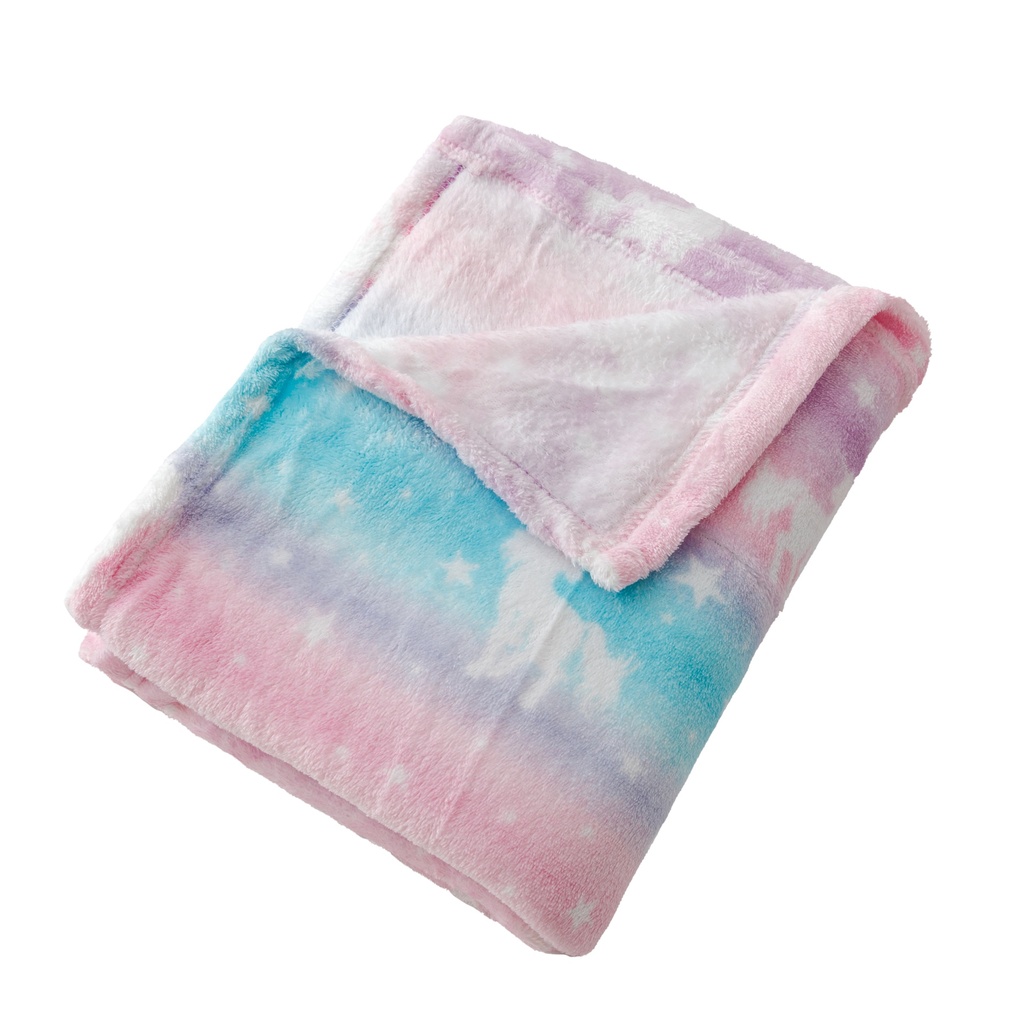 Printed Velvet Throw for Set