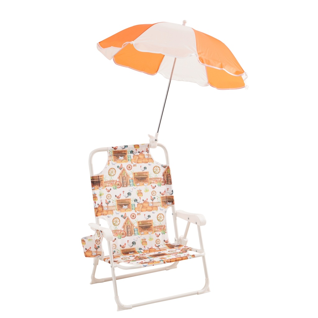Pool Side Chair with Umbrella; Kids