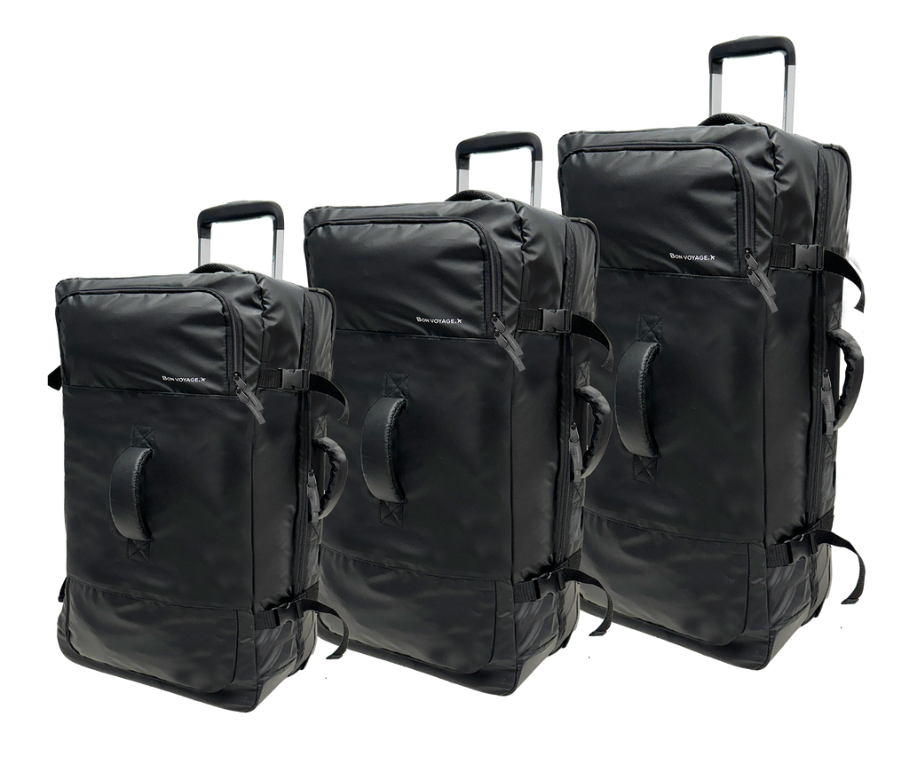 Duffel Set; PU Coated; 2 Wheels