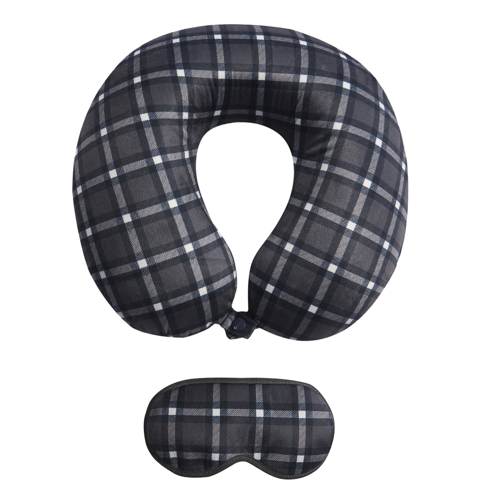 Bon Voyage Stripe Travel Pillow