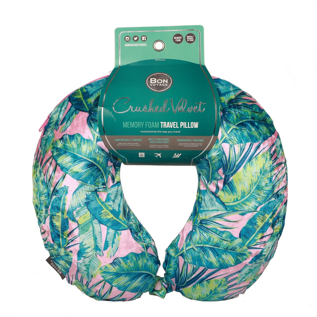 Bon Voyage Memory Foam Travel Pillow