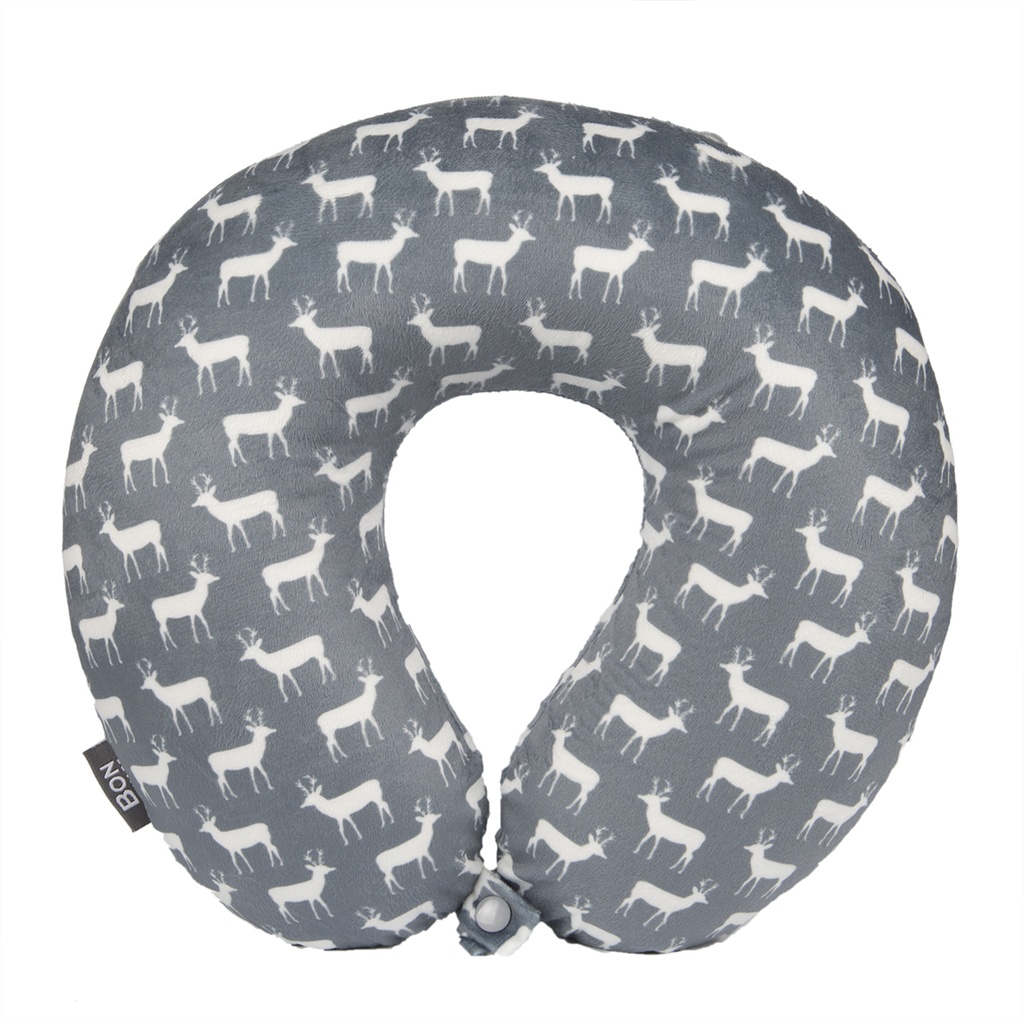 Bon Voyage Memory Foam Travel Pillow Dot Pattern