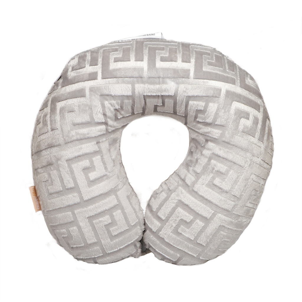 Bon Voyage Memory Foam Travel Pillow Embossed Mink