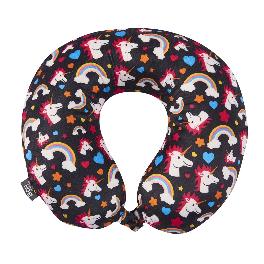 Bon Voyage Memory Foam Travel Pillow Girl