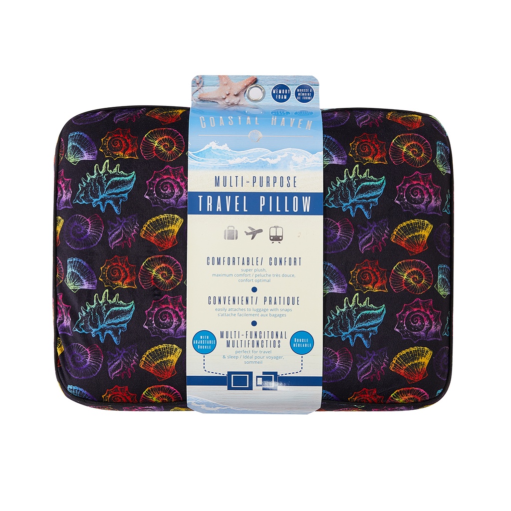Bon Voyage Square Travel Pillow Pattern