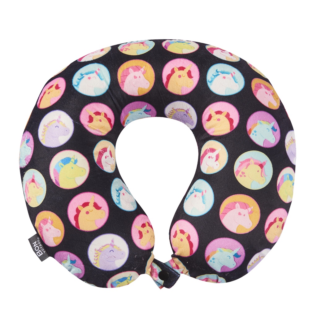 Bon Voyage Memory Foam Travel Pillow Unicorn