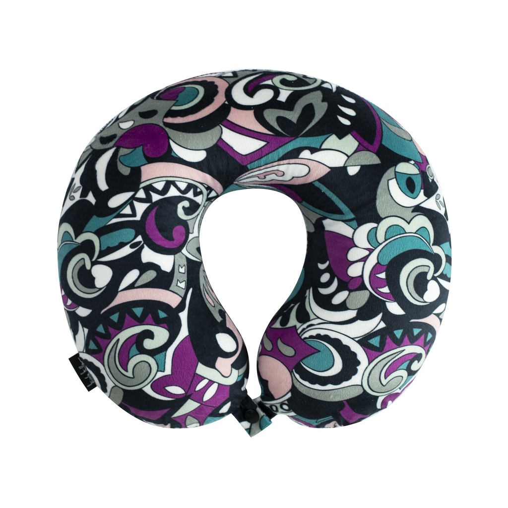 Nicole Miller Memory Foam Travel Pillow Print Collection