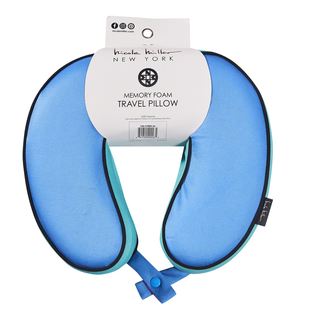 Nicole Miller Memory Foam Travel Pillow
