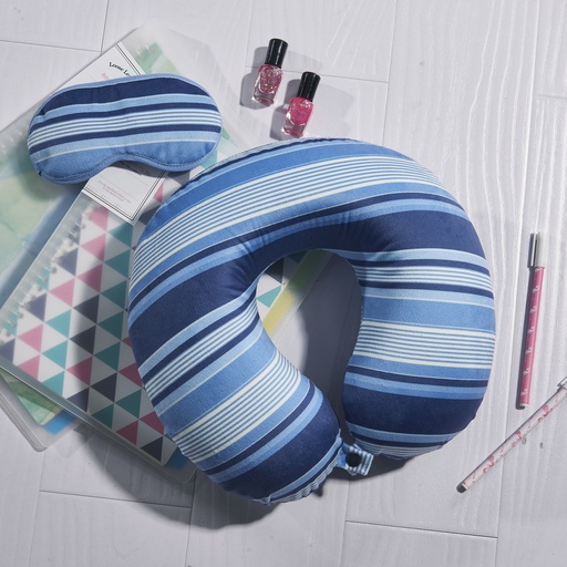 Bon Voyage Stripe Travel Pillow