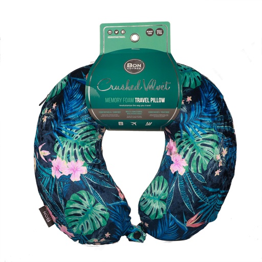 Bon Voyage Memory Foam Travel Pillow