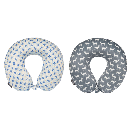 Bon Voyage Memory Foam Travel Pillow Dot Pattern