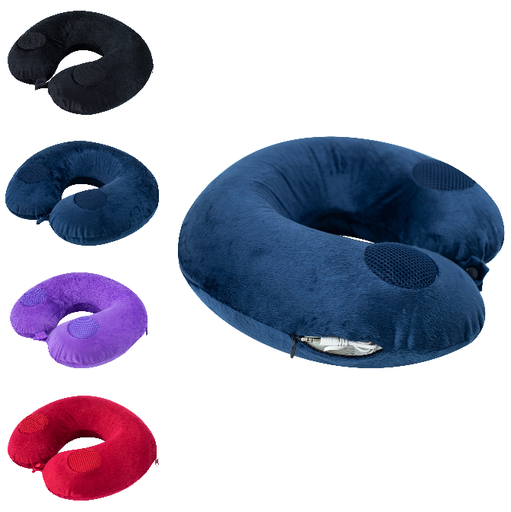 Music Solid Color Travel Pillow