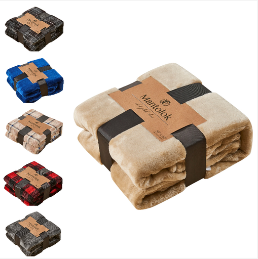 Mantolok Velvet Plush Throw