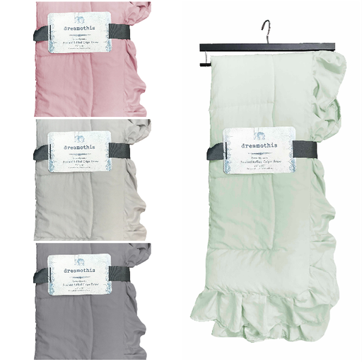 Dreamothis Brushed Ruffled Crepe Throw