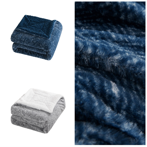 Printed Rabbit fur Shepa