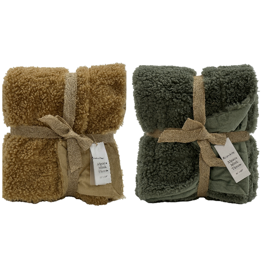 Alpaca Mink throw