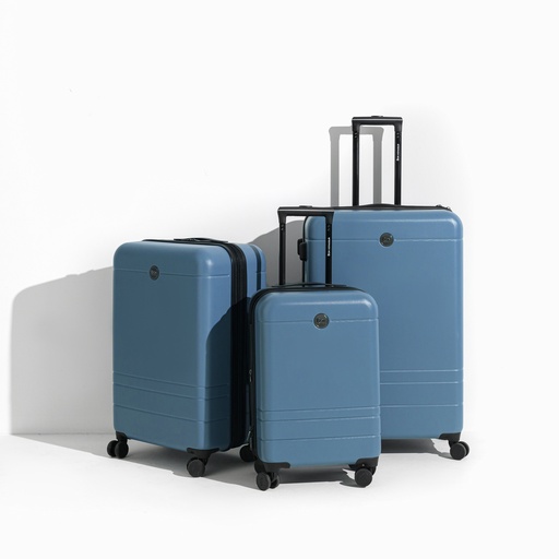 Dublin Hard Case Luggage - Dusty Blue
