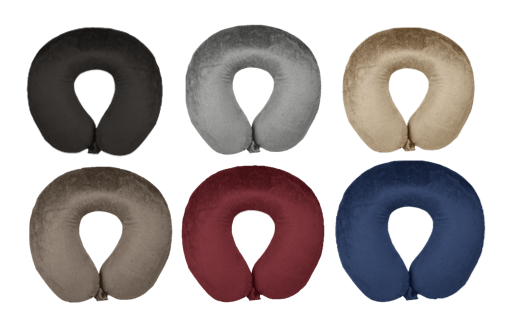 Travel Bliss Travel Pillows - Black Navy Gray Assortment