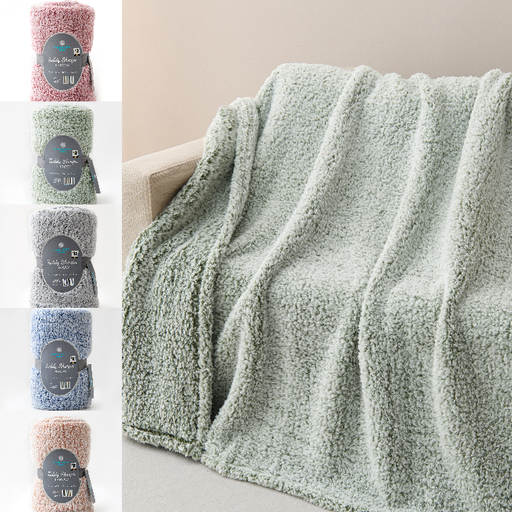 [RK-TDSH-HP] Fresh Back Printed Teddy Sherpa Throw
