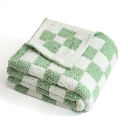 Feather Jacquard Knitted Throw