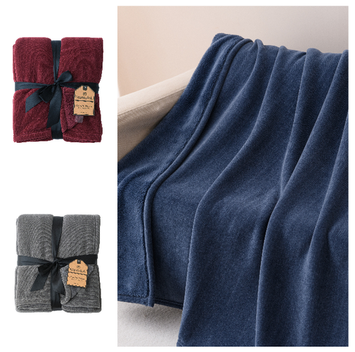 Chenille Sherpa Throw