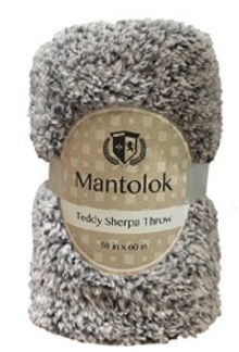 [TEDSH-TH-CED] Fresh Back Printed Teddy Sherpa Throw - Cedar, 50 x 60 inches