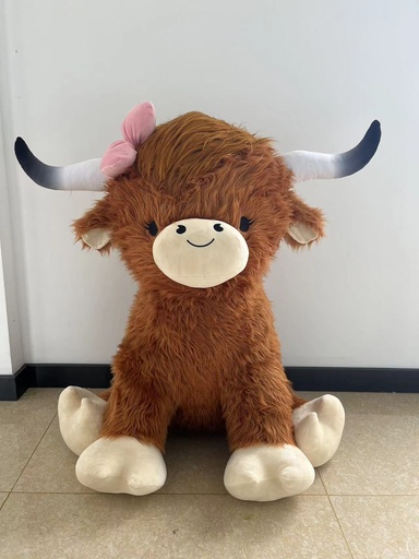 [AT-GHLC-SN] Oversized Highland Cow 36"; Girl